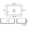Alfi Brand 30" Decorative Lip Apron Sgl Bowl Fireclay Farmhouse Kitchen Sink, WHT AB511-W - alternate 2